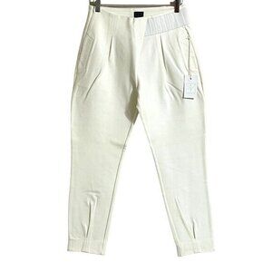 Lime & Vine Sweatpants Jogger Pants Ali Ivory Pleated Front Pants SZ S NWT